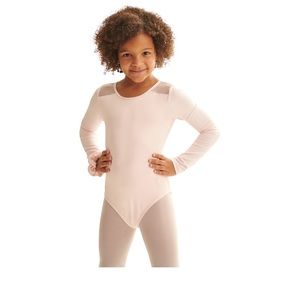 NWT Justice Girls Long Sleeve Dance and Gymnastics Leotard w/ Scrunchie